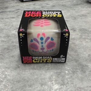 Sugar Skull Cats Toy - Pink and Blue